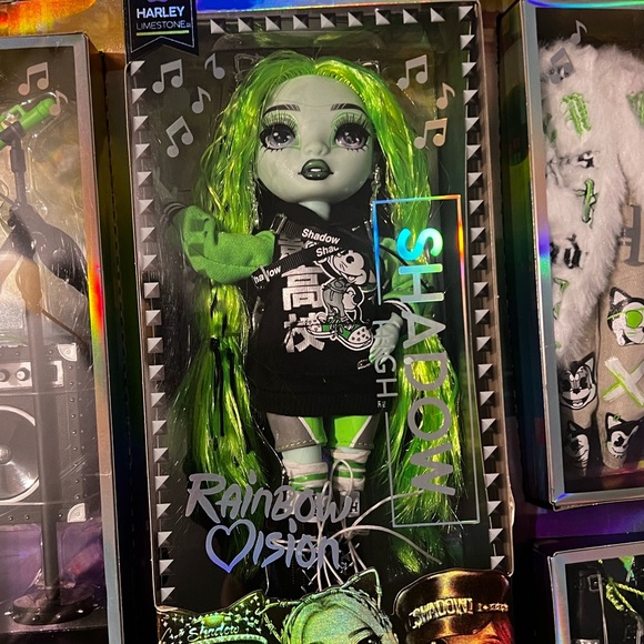 Rainbow Vision Shadow High Doll Harley Limestone Neon Green - Picture 2 of 7